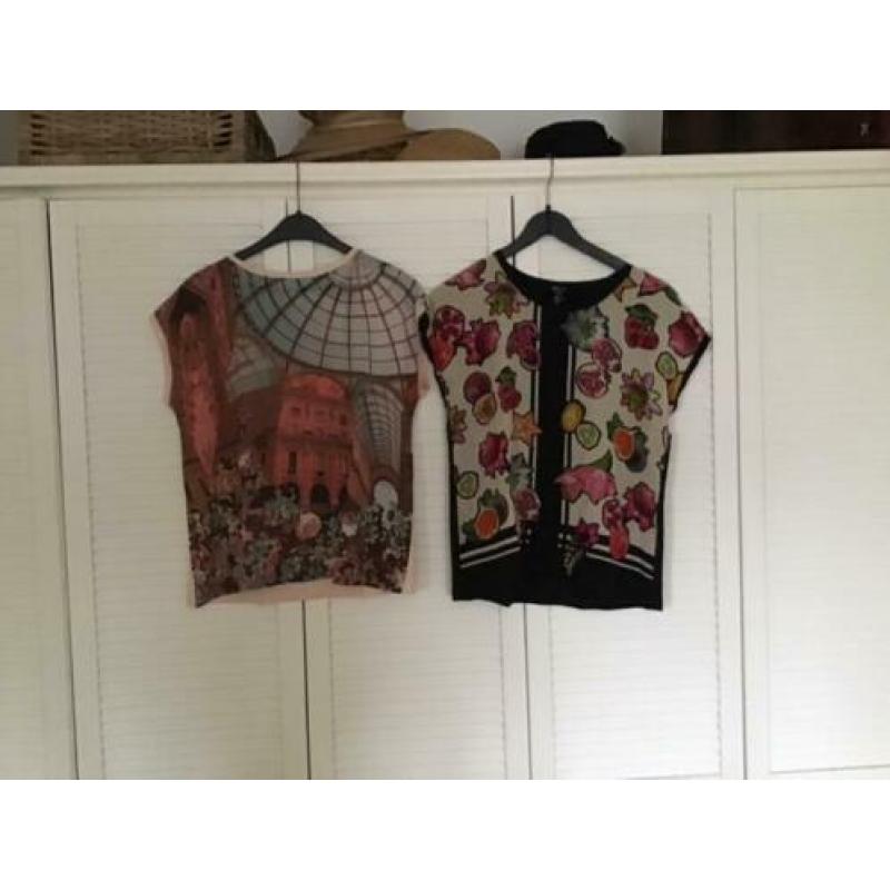 Tops Marc Cain, zijde/katoen, maat 3