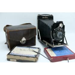 Antieke camera - KW (KameraWerkstatten) - Patent Etui 9x12