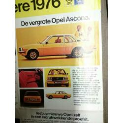 Poster Opel Manta B 1/9/75