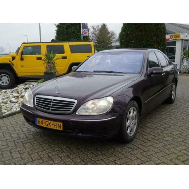 Mercedes-Benz S-klasse S500 V8 Bj 2000 Schade EXPORT