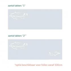 Statische raamfolie • Vogels op Tak • Uniquewinkel