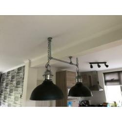 Industriële eetkamer lamp
