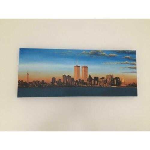 New York skyline geschilderd canvas