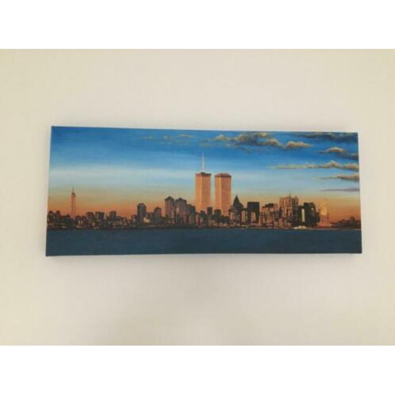 New York skyline geschilderd canvas