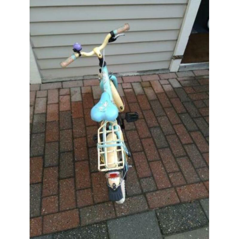 Gazelle meisjesfiets 16 inch blauw