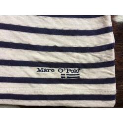 trui - hoodie - Marc O' Polo - maat M - blauw / écru Bretons