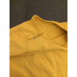Geel Baby Shirt Top Ouders Maat 62 2-4 Maanden
