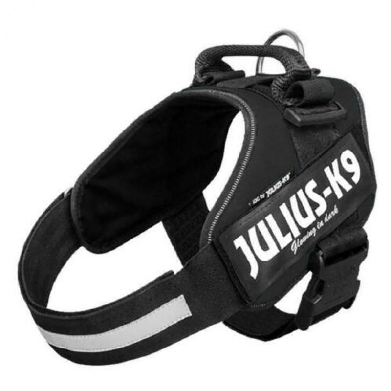 Julius K9 Powertuig/Harnas - Zwart - S - 49-67 cm