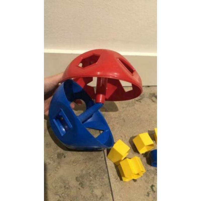 Tupperware Toy vormenstoof 7 vormpjes gekleurd