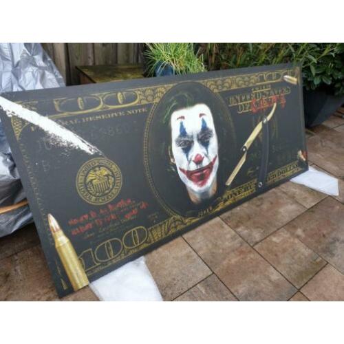 Batman the joker 100 $aluminium xxl uniek maar 1 batman joke