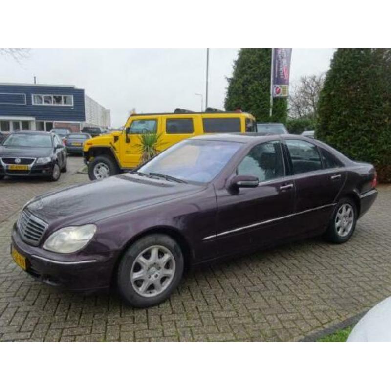 Mercedes-Benz S-klasse S500 V8 Bj 2000 Schade EXPORT