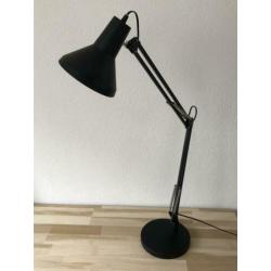 Tafellamp bureaulamp retro industrieel zwart lamp!