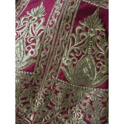 Trouwjurk verlovingsjurk rood bordeaux