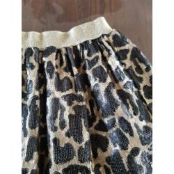 Little pieces gave pailletten rok maat 140