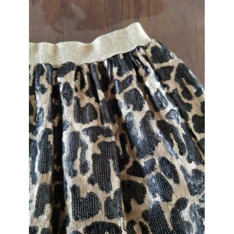 Little pieces gave pailletten rok maat 140