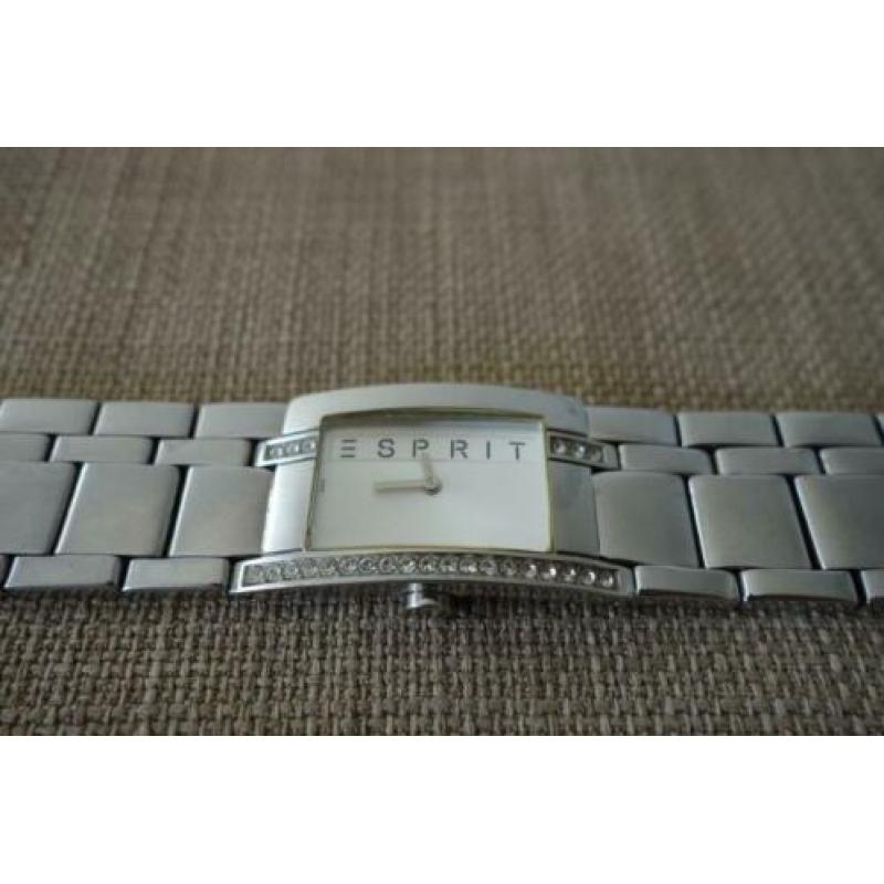Classic Esprit horloge met steentjes