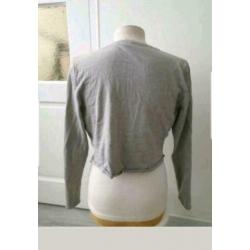 Grijs vest maat S