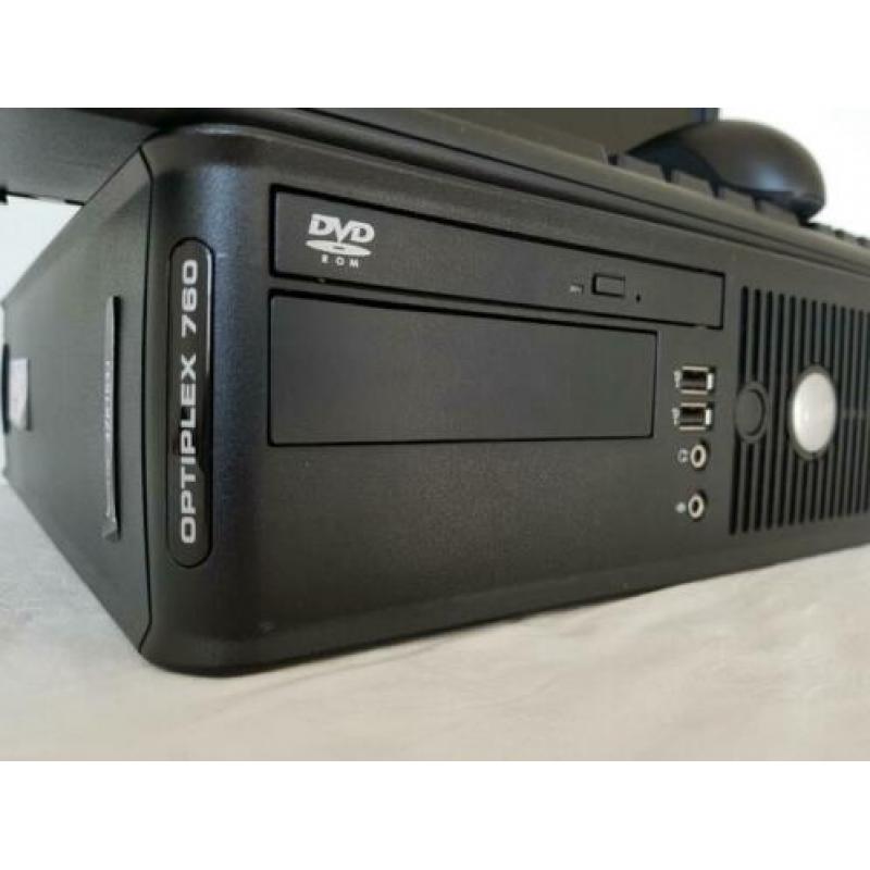 Nette PC van Dell 760 veel Ram 6 x Gb Ram Mooie LCD Win10