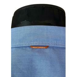 Hugo Boss Slim Fit overhemd. Maat (X)XL. Kleur Blauw.