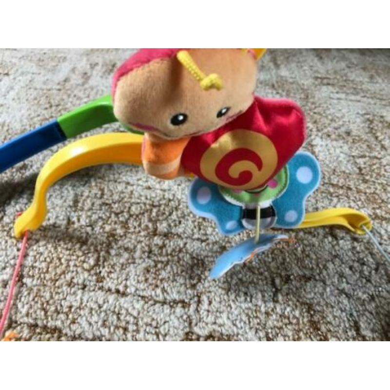 Fisher price opwind muziekmobiel draait niet ( vroeger draai