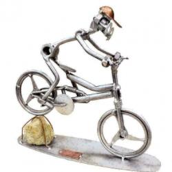 Mountainbiker MTB downhill beeldje - mountainbike, fiets