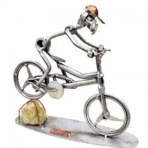 Mountainbiker MTB downhill beeldje - mountainbike, fiets