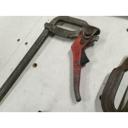 7x Bessey GZ diverse maten lijmklemmen/lijmtangen