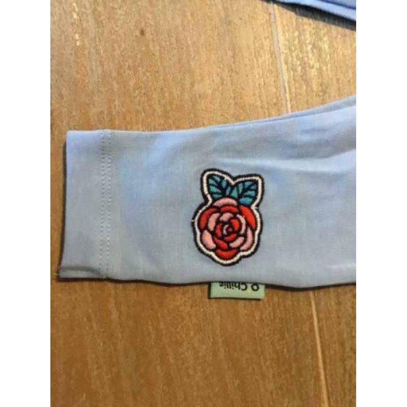 Nieuw setje O’Chillie jurkje rood met stip en legging 68