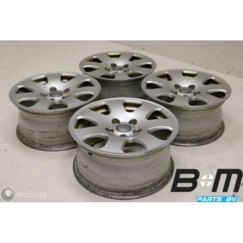 Set originele 15 inch lichtmetalen velgen Audi A4 8E