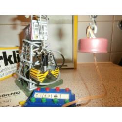 Marklin hijskraan + WIAD grijper +magneet +schakelkastje