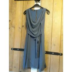 2 overslag zomer jurkjes blauw roze L/XL