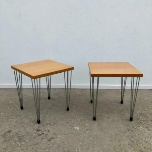 Set Fritz Hansen bijzettafeltjes, Deens design, hair pin