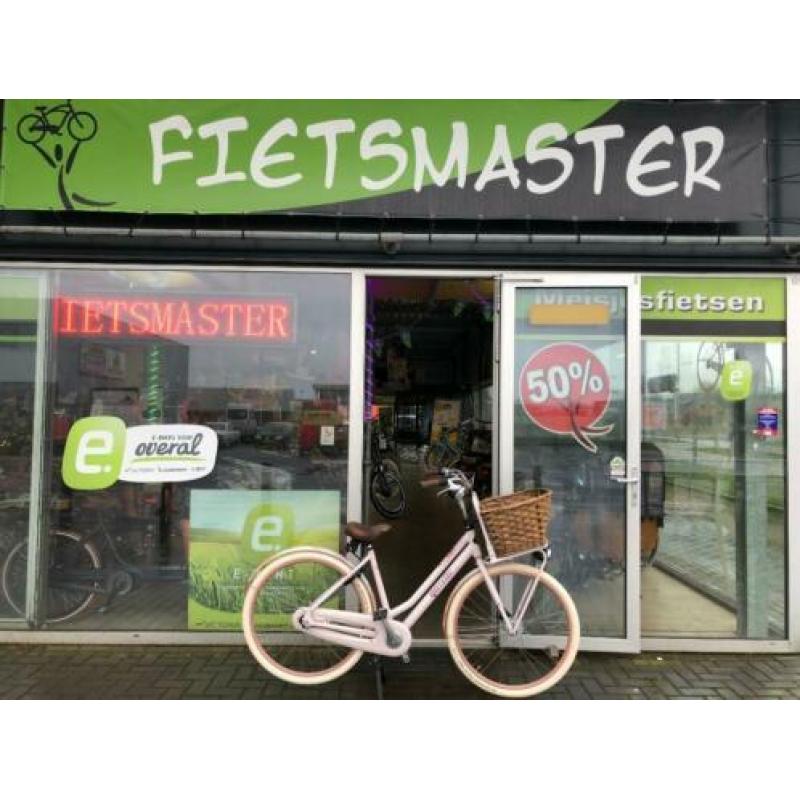 Fietsmaster gazelle miss grace 3 v roze transportfiets op=op