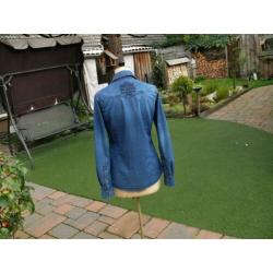 BIEN BLEU spijkerblouse maat S als nieuw en meer.....