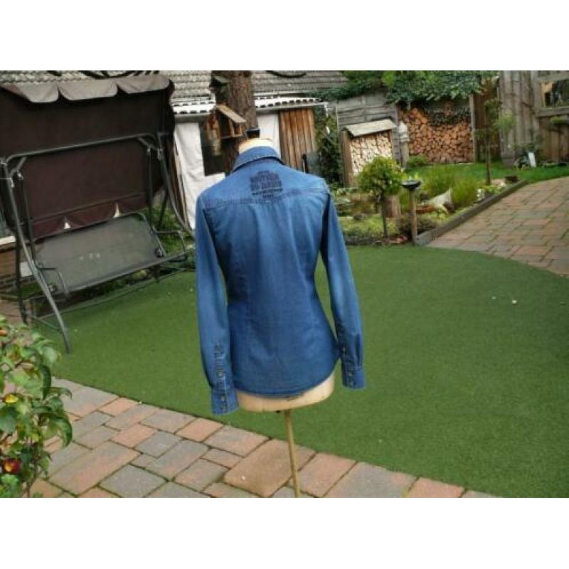 BIEN BLEU spijkerblouse maat S als nieuw en meer.....
