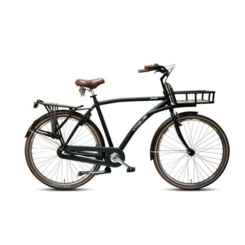 ZATERDAG SALE! Vogue Jumbo N3 herenfiets 28 inch + KRAT