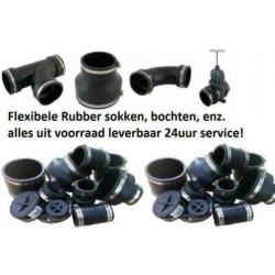 Pvc buis, pvc knie, koppelstukken, flexibele fittingen