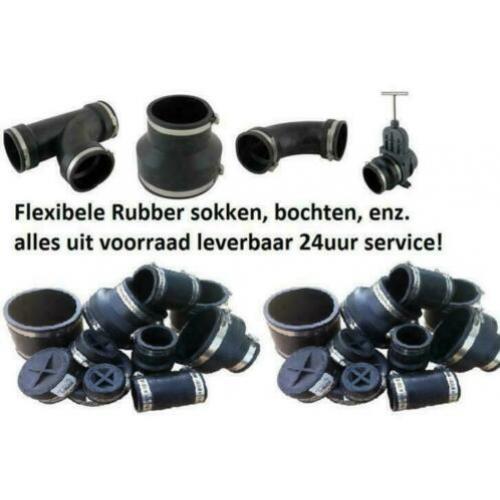 Pvc buis, pvc knie, koppelstukken, flexibele fittingen
