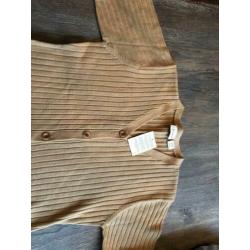 Musthave camel kleur vest nieuw