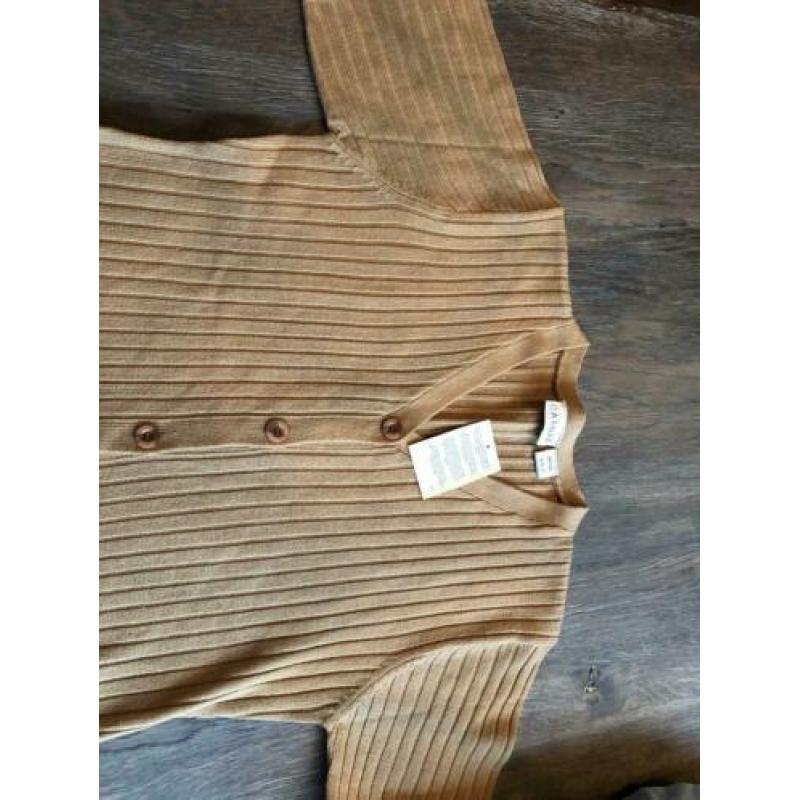 Musthave camel kleur vest nieuw