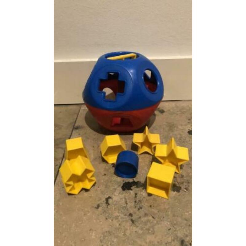 Tupperware Toy vormenstoof 7 vormpjes gekleurd