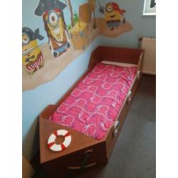 UNIEK kinderbed, boot, piratenboot