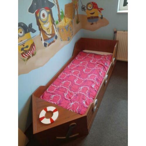 UNIEK kinderbed, boot, piratenboot