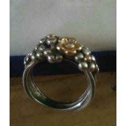 Pandora ring met briljant