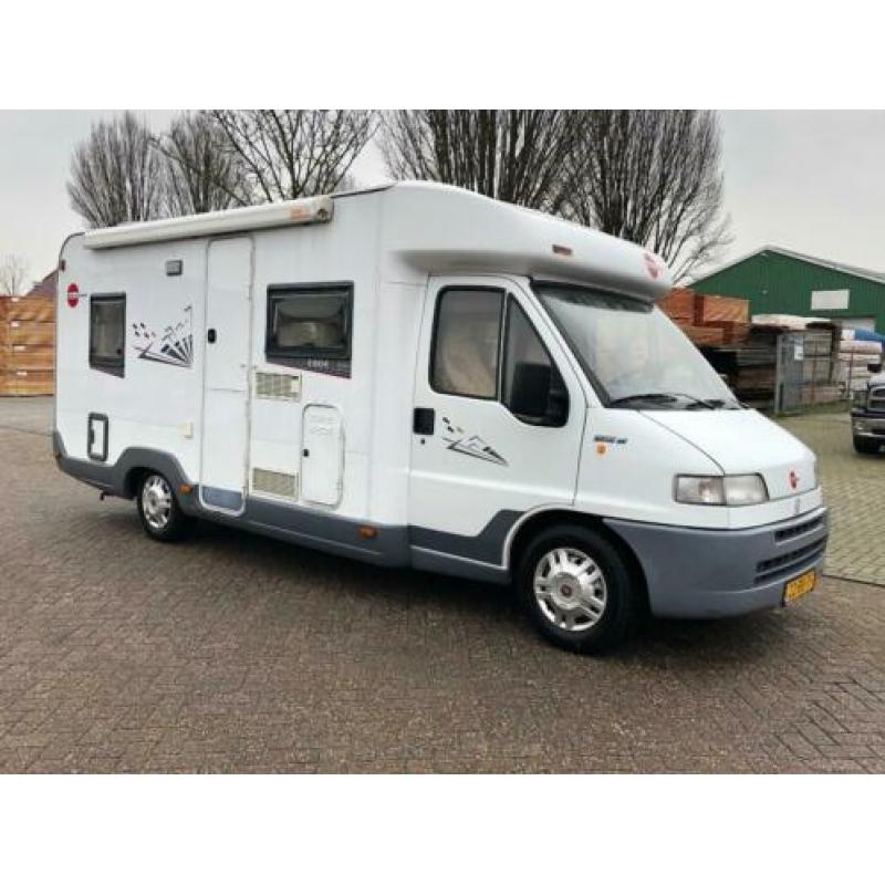 Fiat 2.5 TDI Burstner T604 Camper / Vast Frans Bed / Camera