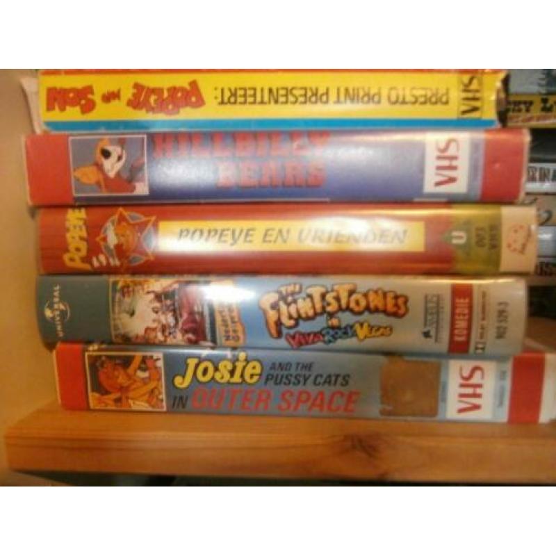 Video vhs tekenfilm bean jumanji bugs bunny disney flintston