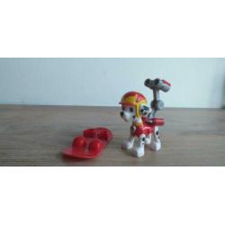 Paw Patrol figuren Marshall, Rocky, Rubble en Chase