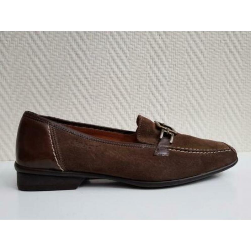 Gabor instappers, bruin, z.g.a.n., UK 4,5 - 37,5 Gratis verz