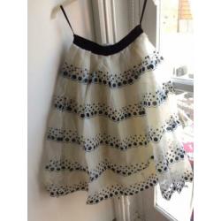 Prachtige vintage rok Laura Dolls xxs/xs