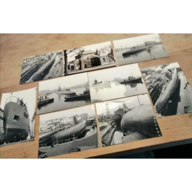 Rijkswerf originele Marine foto's 1973 onderzeeboot uniek